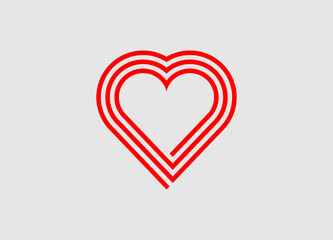 love icon. Love symbol. Valentine's Day sign with vector.