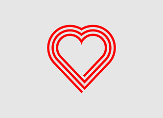 love icon. Love symbol. Valentine's Day sign with vector.
