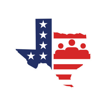 Texas logo design vector template