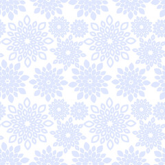 Light Purple Floral Repeat Pattern Background Design