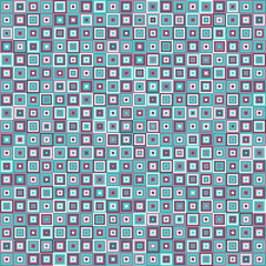 Geometric minimalistic seamless vector pattern. Multicolored flat scandinavian background. Colored patchwork square tiles