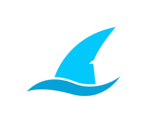 Shark fin logo