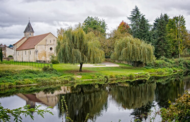 Obraz premium Paysage dans le Val de Gartempe.France