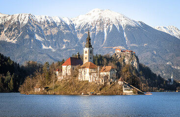 View of Lake Bled, Slovenia