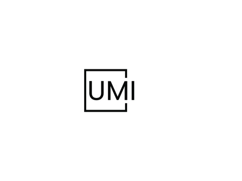 UMI letter initial logo design vector illustration