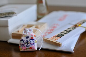 安産祈願　出産準備