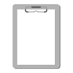 clipboard and blank paper