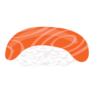 Japanese cuisine salmon sushi