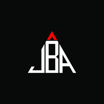 JBA letter logo creative design. JBA unique design

