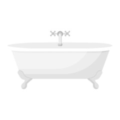 bathtub and faucet