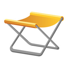 folded camping chair