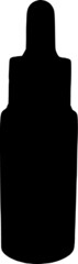 silhouette of a bottle