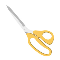 stationery yellow scissors