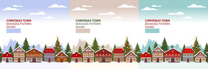 CHRISTMAS TOWN PATTERN