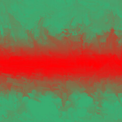 Green and red horizontal gradient, distressed. Volume effect