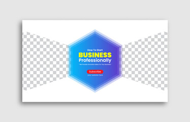 Business Social Media Post Design, Corporate web banner post design