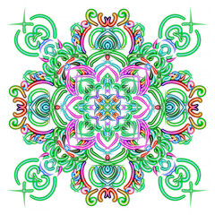 abstract floral design