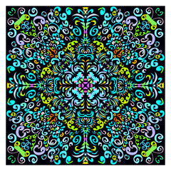 seamless pattern with circles for packaging