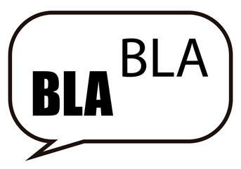 Icono negro de conversación en fondo blanco.