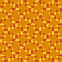 Rounded abstract seamless pattern - accent for any surfaces.