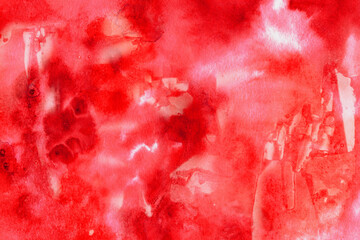 abstract light red watercolor fluid acrylic sky and clouds gradient texture with ink pastel paint grunge pattern on light red.