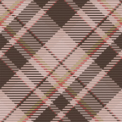 Seamless pattern of scottish tartan plaid. Christmas background with check fabric texture. Vector backdrop striped textile print.