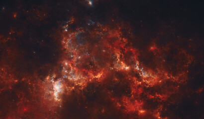 Fototapeta na wymiar Brimstone Nebula - High Resolution 13k