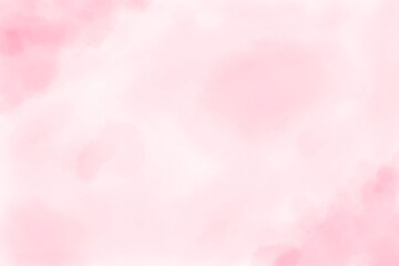 ムラのある水彩風の背景_ピンク