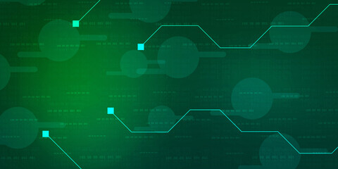 2d illustration abstract digital binary data on computer screen