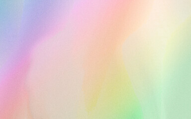 Multicolored gradient abstract digital art background with grainy texture.