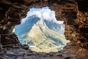 Table Moutain from Lions head 