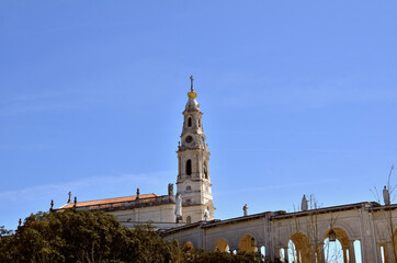 Colonnade and Basilica of Our Lady of the Rosary of Fatima