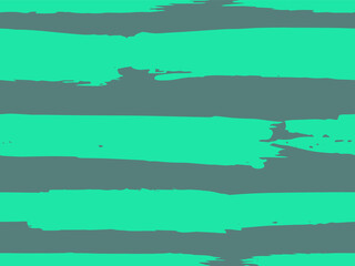 Trendy watercolor pattern with colored stripes painted with a brush.