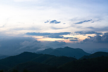 Mountain view taken from the national park