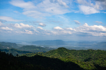 Fototapeta na wymiar Mountain view taken from the national park