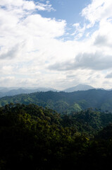 Mountain view taken from the national park