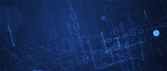 Technology data background, idea of global business solution