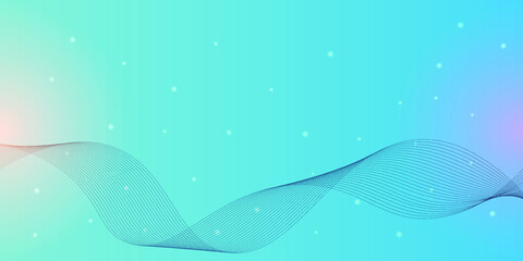 abstract blue background with waves