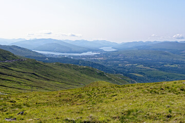 Views towards Fort William from Ben Nevis - Scotland