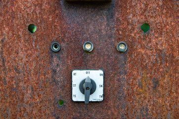Abandoned old tin mining equipment