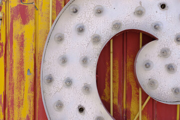 Vintage and colorful neon signs