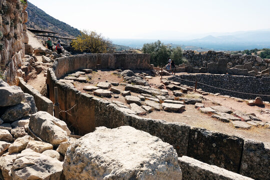 Greece. Archeologic site: Citadel  of Mycene