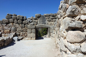 Fototapeta na wymiar Greece. Archeologic site: Citadel of Mycene