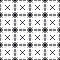 Vector seamless pattern EPS. Modern stylish texture SVG. Geometric striped ornament. Monochrome linear braids. Black and White Pattern