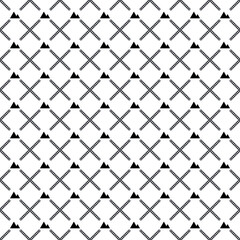 Fototapeta premium Vector seamless Mountain pattern EPS. Modern stylish texture SVG. Geometric striped ornament. Monochrome linear braids. Black and White Mountain Pattern
