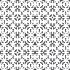 Vector seamless Pineapple pattern EPS. Modern stylish texture SVG. Geometric striped ornament. Monochrome linear braids. Black and White Pineapple Pattern