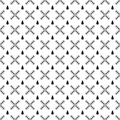 Vector seamless Tree pattern EPS. Modern stylish texture SVG. Geometric striped ornament. Monochrome linear braids. Black and White  Tree Pattern