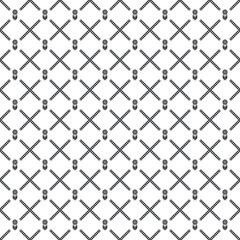 Fototapeta premium Vector seamless dreamcatcher pattern EPS. Modern stylish texture SVG. Geometric striped ornament. Monochrome linear braids. Black and White dreamcatcher Pattern