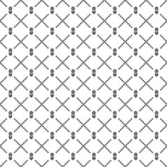 Vector seamless dreamcatcher pattern EPS. Modern stylish texture SVG. Geometric striped ornament. Monochrome linear braids. Black and White dreamcatcher Pattern