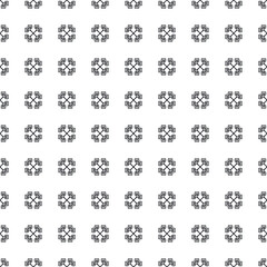 Vector seamless pattern EPS. Modern stylish texture SVG. Geometric striped ornament. Monochrome linear braids. Black and White Pattern